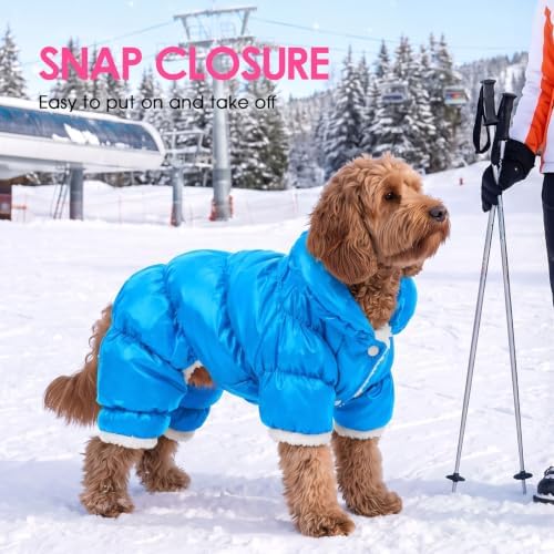 AOFITEE Dog Winter Coat Waterproof Dog Jacket Warm Fullbody Dogs Snowsuit - Image 6