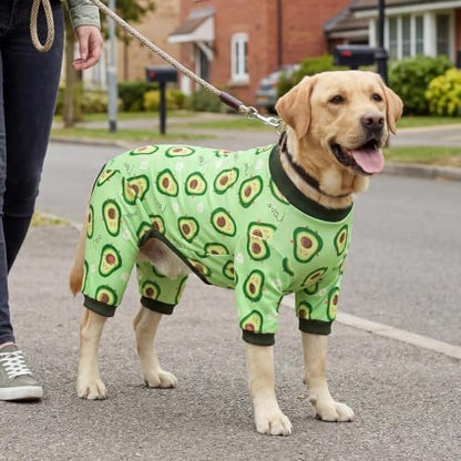 XPUDAC 4 Pack Dog Pajamas Soft Strechy Summer Doggie Clothes for Medium Large Dogs Boy Girl Dog Onesie Cat Apparel, 3XL - Image 5