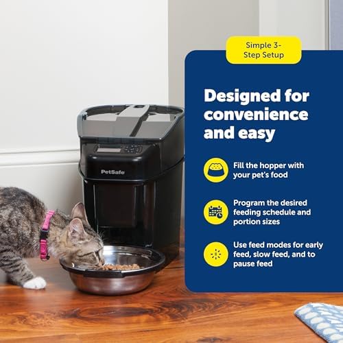 PetSafe Healthy Pet Simply Feed Auto Feeder, Programmable, Holds 24 Cups