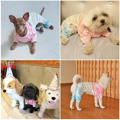 CuteBone Small Dogs Outfit Soft Puppy Onesies Pjs Dog Pajamas Pet Coat Cat Apparel Comfy Doggie Jumpsuit Bodysuit for All Seasons - Image 5
