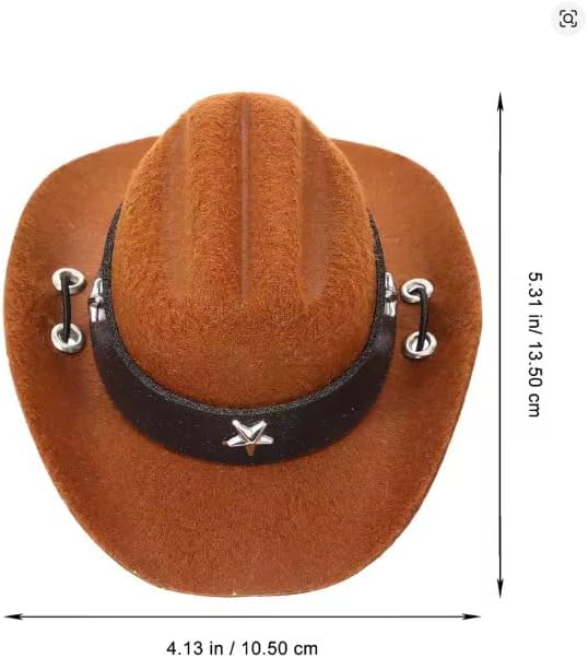 Halloween Cowboy Hat with Bandana Scarf Dog Costumes-S - Image 2