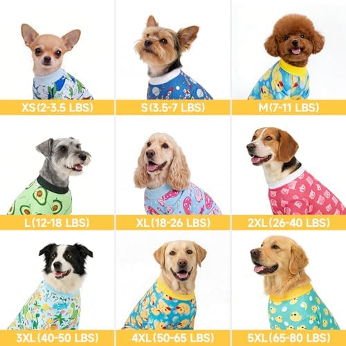 XPUDAC 4 Pack Christmas Dog Pajamas Comfy Dog Clothes for Small Medium Dogs Girl Boy Holiday Pet Outfit Puppy Onesie Cat Pjs Jammies, S - Image 5