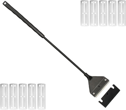 Algae Scraper for Glass Aquarium,Aquarium Razor Scraper with 10 Replaceable Blades,Aquarium Cleaning Tools.
