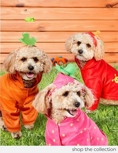 Rubies Strawberry Pet Hoodie Costume for Dogs or Cats, XL - Image 6