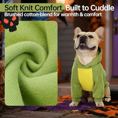 QBLEEV Dog Dinosaur Costume, Dog Halloween Costume with Hoodie - Image 3