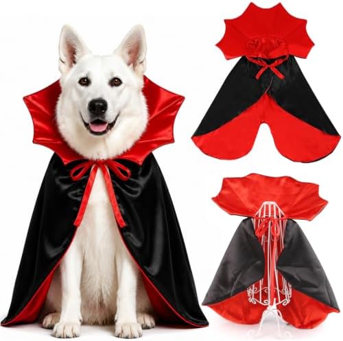 Dog Halloween Costumes for Large Dogs, Dog Vampire Cape Cloak by Unknown