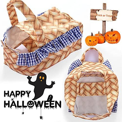 Basket Dog Costume for Small Medium Dogs - Halloween Christmas Birthday Party Pet Costume Clothes Outfit - Image 5
