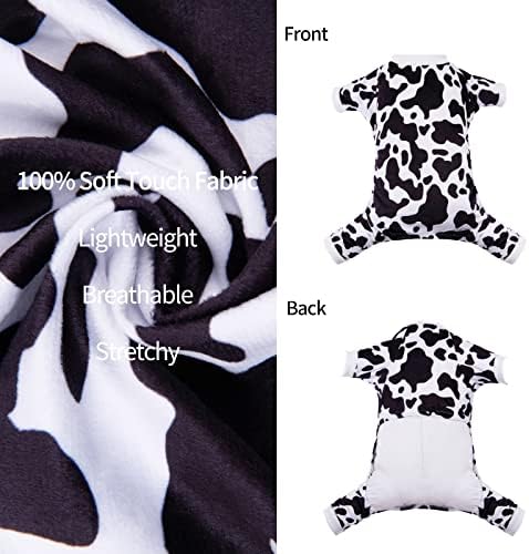 CuteBone Dog Pajamas Costumes Fleece Pet Clothes Puppy Onesie Winter Holiday Cute Cat Jammies Keep Your Pet Warm in the Cold Weather P222L - Image 3