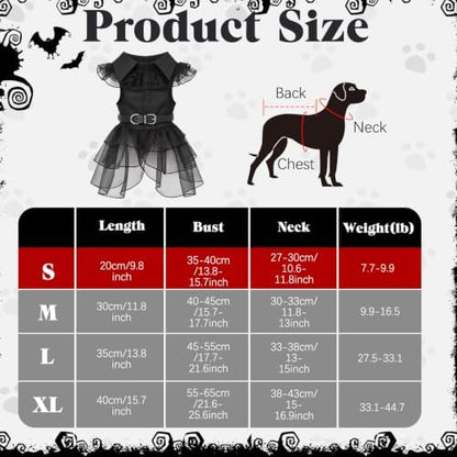 Coume 3 Pcs Halloween Dog Costumes for Dog with Belt and Wig, S - Image 2