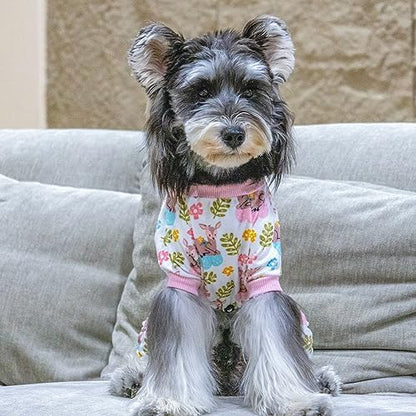 CuteBone Small Dogs Outfit Soft Puppy Onesies Pjs Dog Pajamas Pet Coat Cat Apparel Comfy Doggie Jumpsuit Bodysuit for All Seasons - Image 5