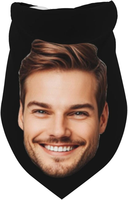 Custom Dog Bandana for Cat Dog Pet Add Your Design Personalized Neckwear Bandanas with Your Text Logo Image Customized Pet Scarf Funny Gifts Style 08