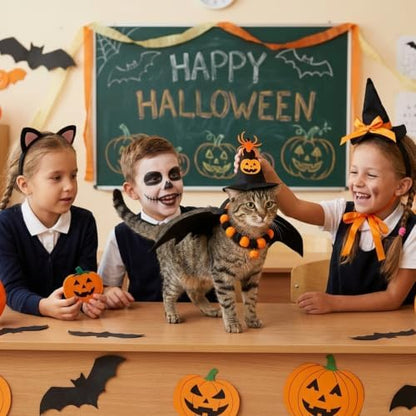 LOKIPA Halloween Pet Costumes Bat Wings for Small Dogs and Cats (Size S) - Image 4