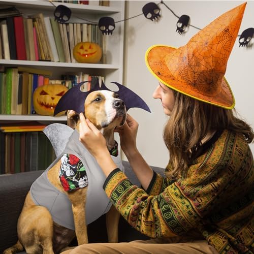 2 Pcs Halloween Dog Shark Costumes Fish Fin Dogs Costume, X-Large - Image 5
