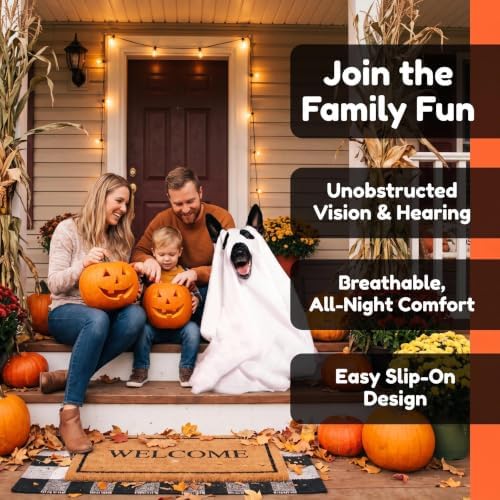 Ghost Dog Costume - White Pet Halloween Outfit - Image 5