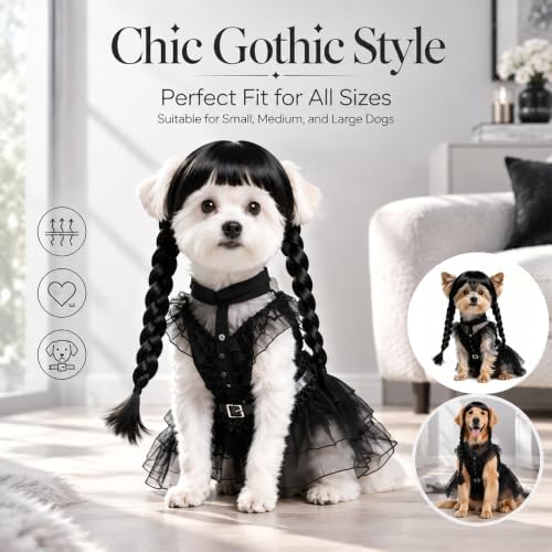 3pcs Halloween Dog Costumes for Medium Dogs Funny Set AN002M - Image 3