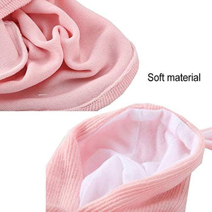 ANIAC Funny Dog Hoodies for Small Dogs Girl Boy Bunny Ears Pet Clothes Hooded Puppy Sweatshirt Cat Apparel Pet Costume for Easter Halloween Christmas Holiday (X-Large, Pink) - Image 3