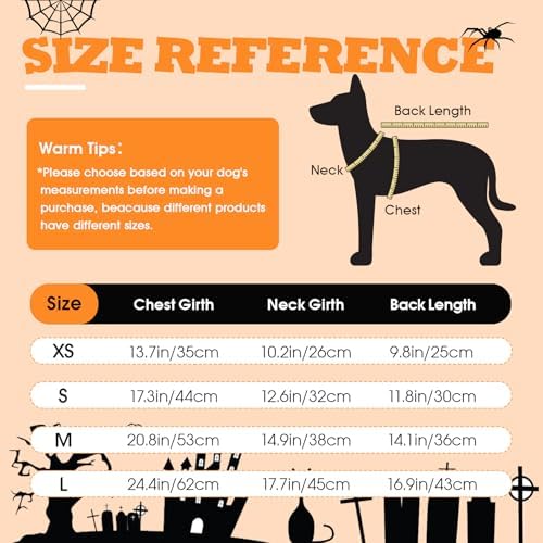 FUAMEY Dog Pumpkin Costume, Pet Halloween Costumes Coat Hat Set - Image 2