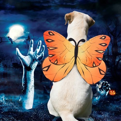 Dog Halloween Costumes Butterfly Wings Cat Dog Costume Fairy Wings Clothes - Image 2