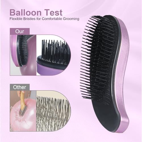 Small Dog Brush, Skin-friendly Soft Bristles - Image 3