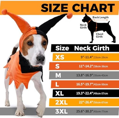 Lelepet Dog Halloween Costume with Hat & Cloak Funny Halloween Pet Outfit - Image 4