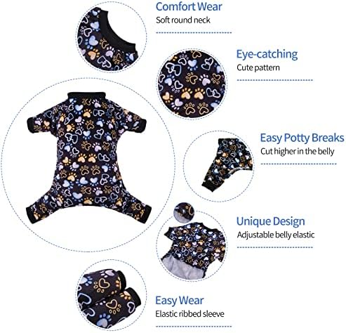 CuteBone Dog Pajamas Costumes Fleece Pet Clothes Puppy Onesie Winter Holiday Cute Cat Jammies Keep Your Pet Warm in the Cold Weather P220L - Image 2