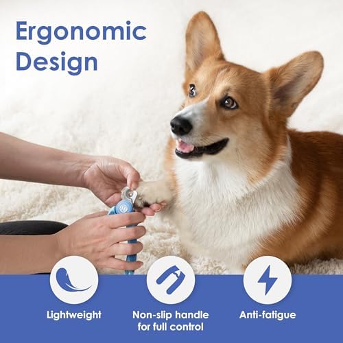 AKC Dog & Cat Stainless Steel Nail Clippers with Safety Guard and Nail File - Image 4