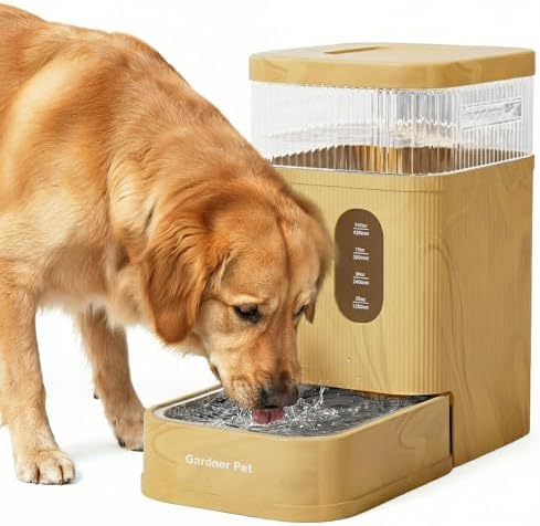 2.2 Gallon Automatic Dog Water Dispenser with Stainless Steel Bowl
