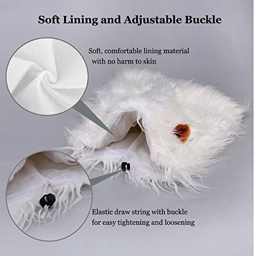 Onmygogo Lion Mane Wig for Dogs with Ears, Funny Pet Costumes for Halloween Christmas - Image 4