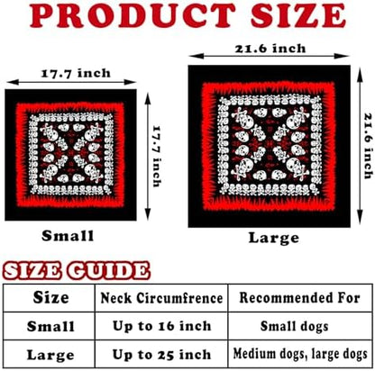 GOYOSWA Dog Pirate Costume, Dog Halloween Costumes Pirate Hat and Bandana Set Holiday Outfit Clothes for Small Medium Large Dogs Pets (Style A, Large) - Image 3