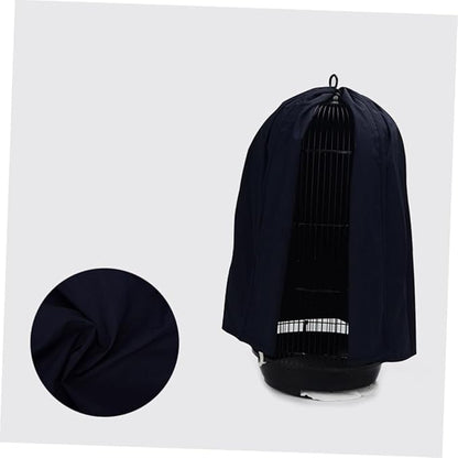 Creative Round Bird Cage Cover Lightweight Breathable Mesh Net for Parrots Easy to Install Air Circulation Fit for Various Cages