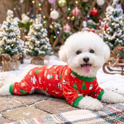 Dog Christmas Pajamas for Small Medium Dog Christmas Pjs Dog Onesie Cute Soft Breathable Puppy Pet Stretchy Dogs Recovery Suit for Boy Girl-XL - Image 4
