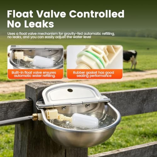 Automatic Dog Water Bowl Dispenser 304 Stainless Steel Dog Waterer