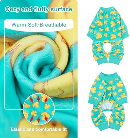 BEAUTYZOO Dog Pajamas, Soft Stretchy Fleece Puppy Sweater for XX-Large Dogs - Image 3
