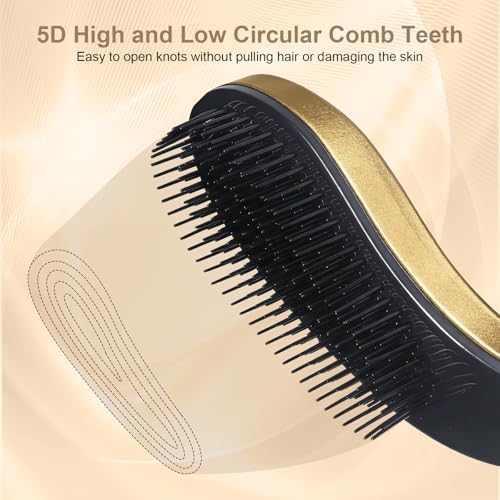 Small Dog Brush, Skin-friendly Soft Bristles (Rose Gold) - Image 4