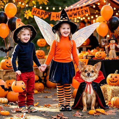 Dog Halloween Costumes for Small Medium Dogs, Dog Vampire Cape Cloak - Image 7