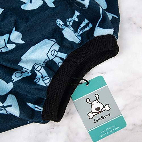 CuteBone Small Dogs Outfit Soft Puppy Onesies Pjs Dog Pajamas Pet Coat Cat Apparel Comfy Doggie Jumpsuit Bodysuit for All Seasons - Image 6