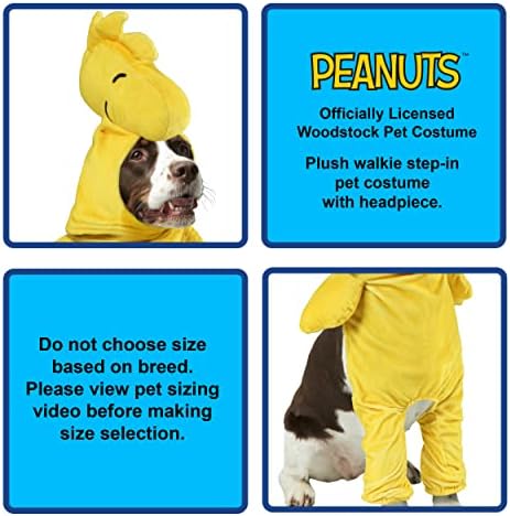 Rubies Peanuts: Woodstock Pet Costume for for Dogs or Cats, Medium - Image 2
