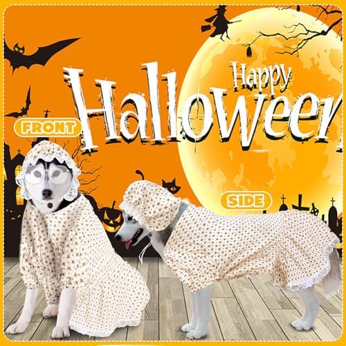 3 Pcs Old Lady Costume for Dog Grandmas Dogs Costume - Image 7