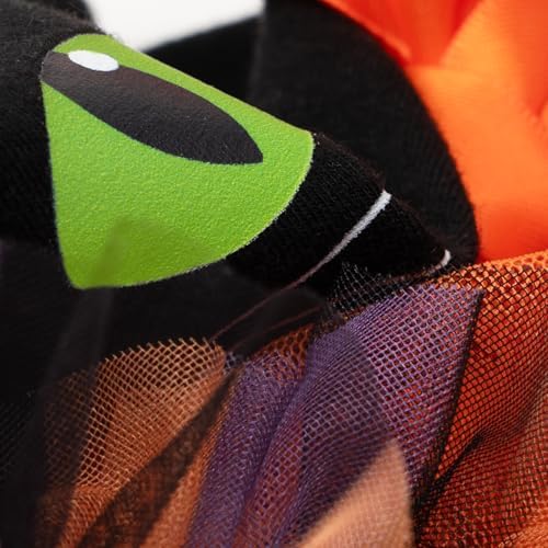 Fitwarm Halloween Cat Face Dog Dress, Funny Halloween Costumes for Small Dogs Girl, Pet Apparel, Black, Orange, Purple, Green, XXS - Image 7