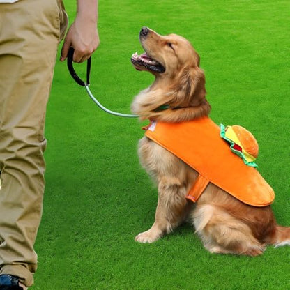 Halloween Dog Hamburger Costume, Halloween Cheeseburger Dogs Costume - Image 4