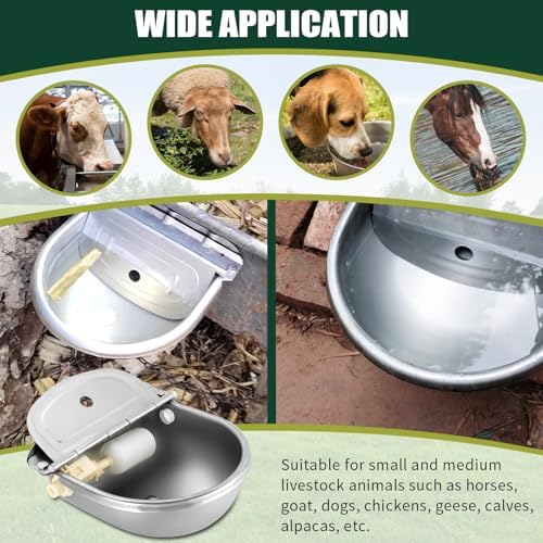 Automatic Water Dispenser for Dogs & Livestock Without Drainage Hole