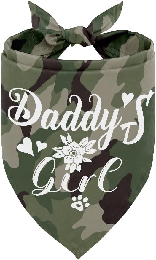 Dog Bandana, My Dad is My Hero, Dogs Scarf Classical Printing, Dogs Scarf Accessories, Doggy Kerchief Pet Kerchief, Christmas Birthday Thanksgiving Doggy Gift D02