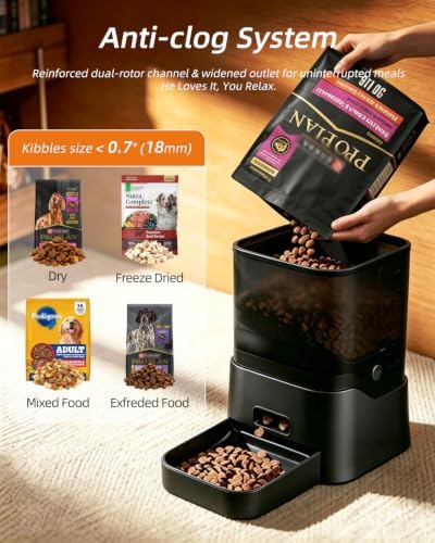 DOGNESS 11L Wireless Automatic Dog Feeder Large Breed