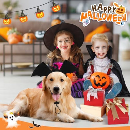 Vivifying Halloween Dog Bat Wing Headband 1 Pack, Adjustable, Black - Image 6