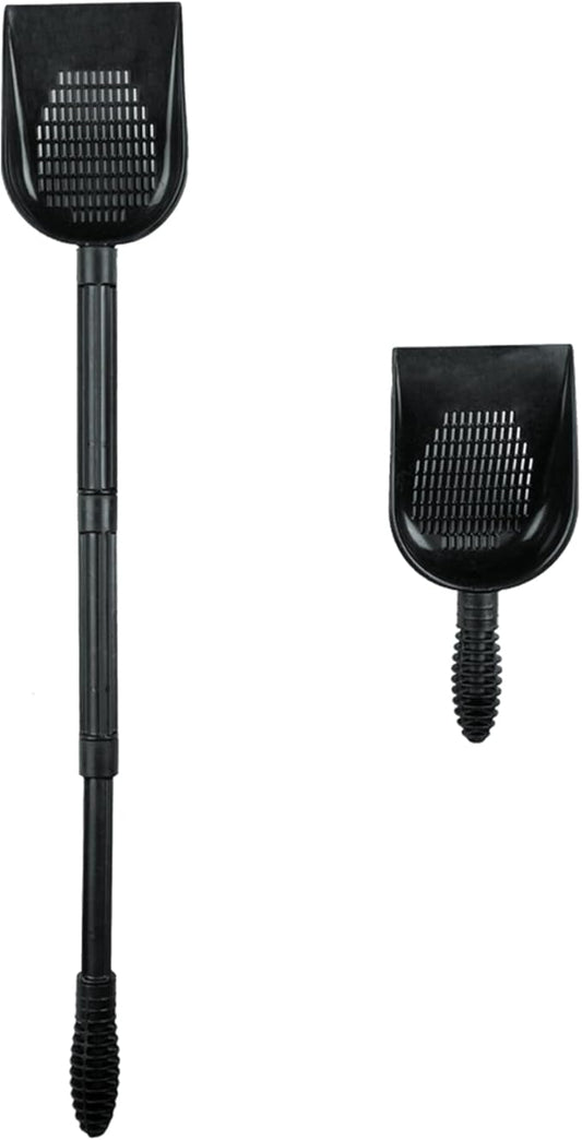 Aquariums Sand Shovel Fish Tanks Tool with Ergonomic Handle Aquariums Scooper Sifter Cleaner PVC B#