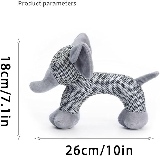 Xcho Linen Safari Companions Squeaky Dog Chew Animals Indestructible Dog Chew Toys Puppy Toys to Keep Them Busy for Small Medium Dogs Uitable for Indoor and Outdoor Throwing Play(Monkey)
