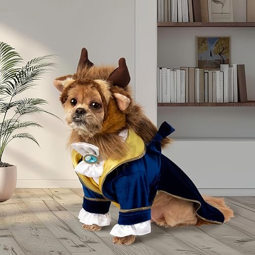 Rubies at Party City Disney's Beauty & The Beast: Beast Pet Costume for for Dogs or Cats, Large - Image 2