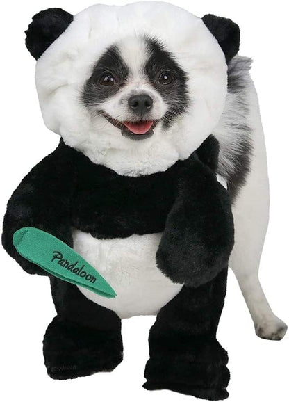 Pandaloon Dog Halloween Costume - As Seen on Shark Tank - Patented - Funny Costume with Arms for Small and Medium Dogs and Cats (Panda, Size 3(17-19 in Height at TOP of Head,Girth<22 in)) by Pandaloon