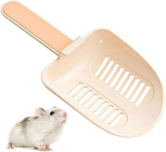 DONGKER Hamster Litter Scoop,Reusable Hanging Hamster Sand Bath Scoop for Guinea Pig Gerbil Rebbits Small Animals Bearded Dragon