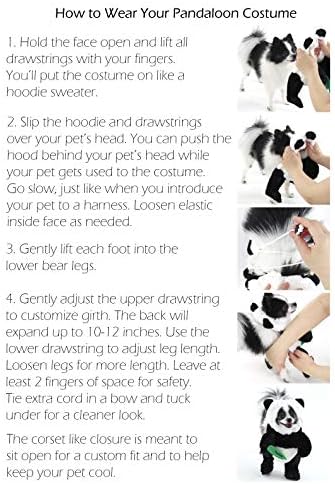 Pandaloon Dog Halloween Costume - As Seen on Shark Tank - Patented - Funny Costume with Arms for Small and Medium Dogs and Cats (Lion, Size 2(15-16 in Height at TOP of Head,Girth<16 in)) - Image 4